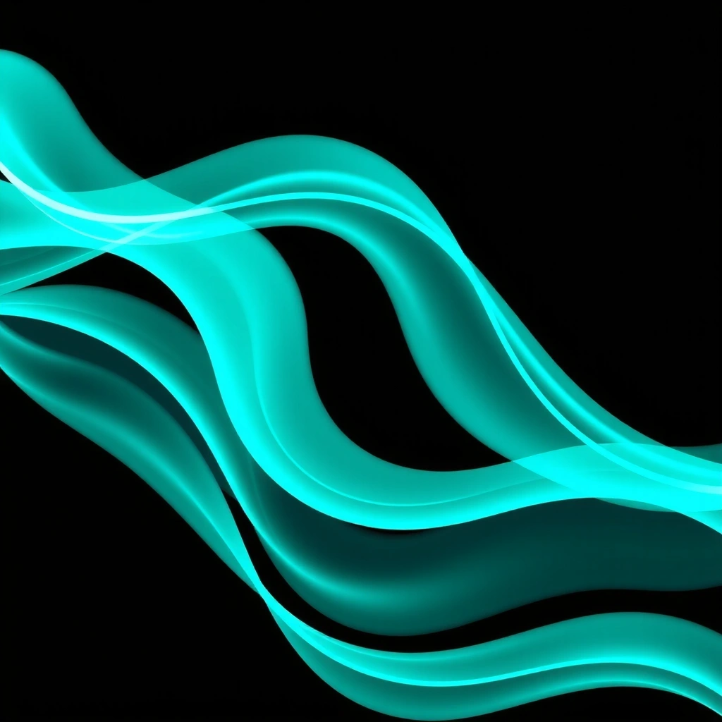 Fluid wave patterns representing Market Run